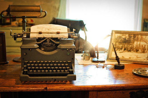author writing